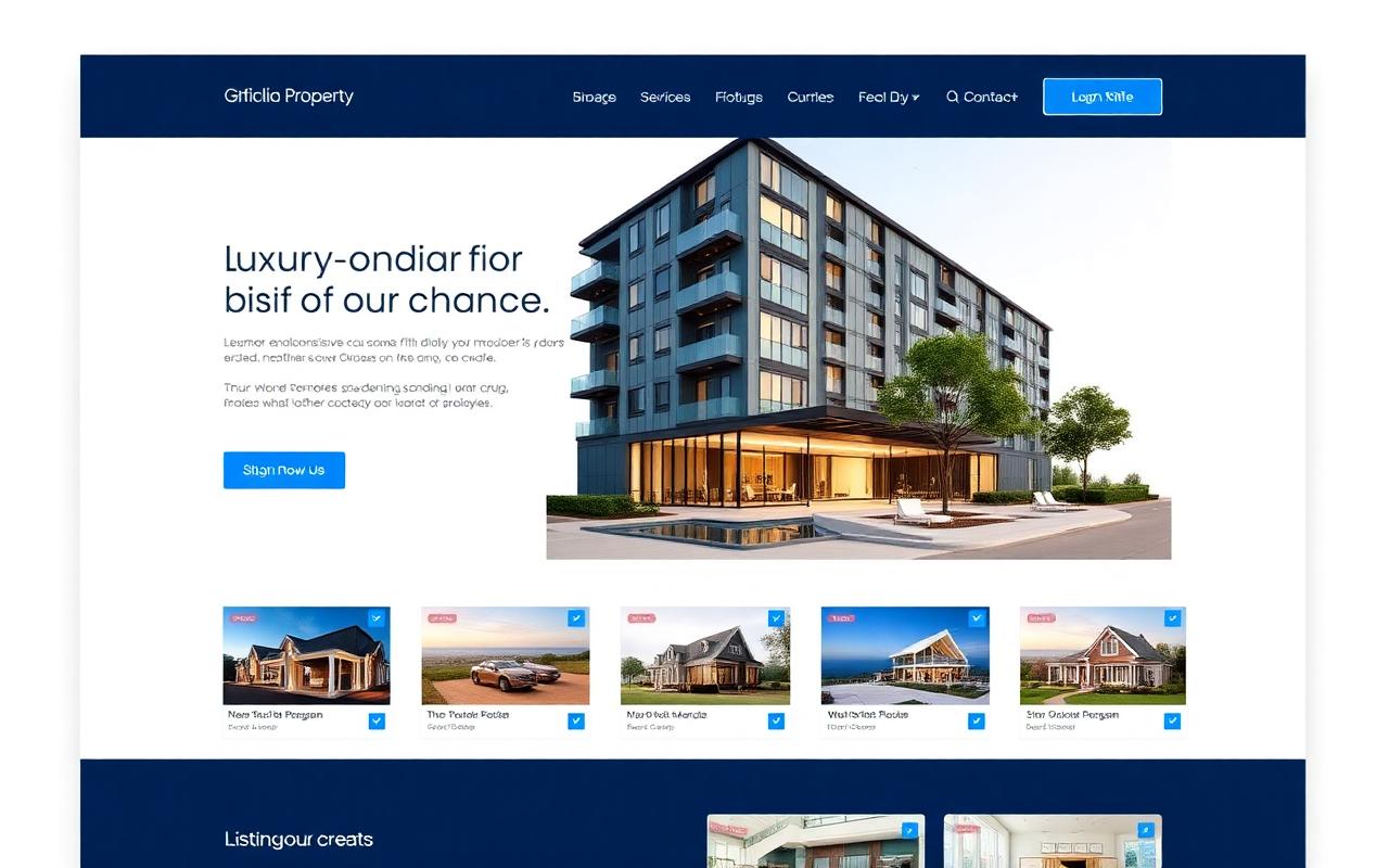Aurora Property Group website design by RankUp Digital